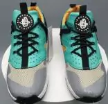 nike femmes baskets air huarache retro blanc vert